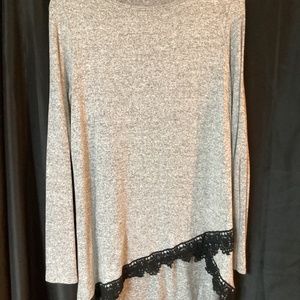 Black and gray soft top